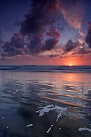 stormy sunset from Tunitas Beach