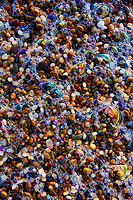 Pebbles, Sea Foam, and Rocks