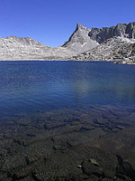 Clear alpine lake