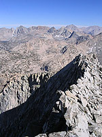 Granite ridgeline looking south