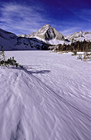 Frozen Hilton Creek Lakes