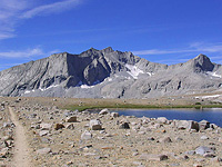 The John Muir Trail in Upper Basin