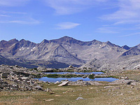Photo of two lakes in Upper Basin