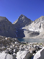 Lake below the north side of Forester Pass along the John Muir Trail