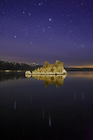 Moonlit Tufa at Mono Lake, California