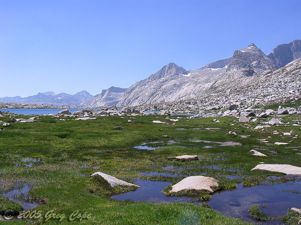 Beautiful Nine Lakes Basin in the High Sierra
