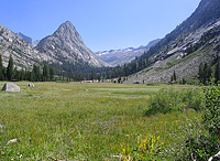 Big Wet Meadow and Cloud Canyon