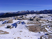 northern view from the rim of tablelands in the high sierra